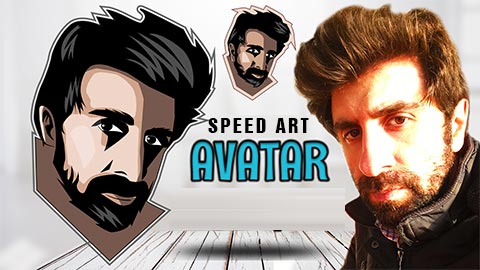 Avatar Making - Speed Art (CorelDraw X8)