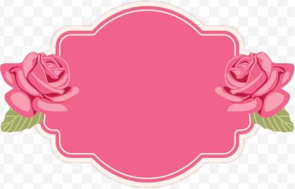 pink rose, pink rose frame, frame, frame design, rose frame background