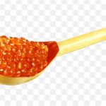 Red Caviar Butterbrot Zakuski Delicious Spoonful Of Caviar PNG