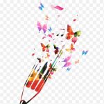 Love Hand Painted Color Fantasy Pencil Wall Painting PNG