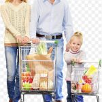Family taking their groceries, Shopping cart Supermarket Customer, shopping People, food, vehicle, shopping png (pnghit.com)