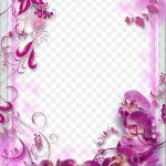 Purple Flower, Purple Flowers Border Background, Purple Flower Painting, Border, Frame, Flower Arranging PNG
