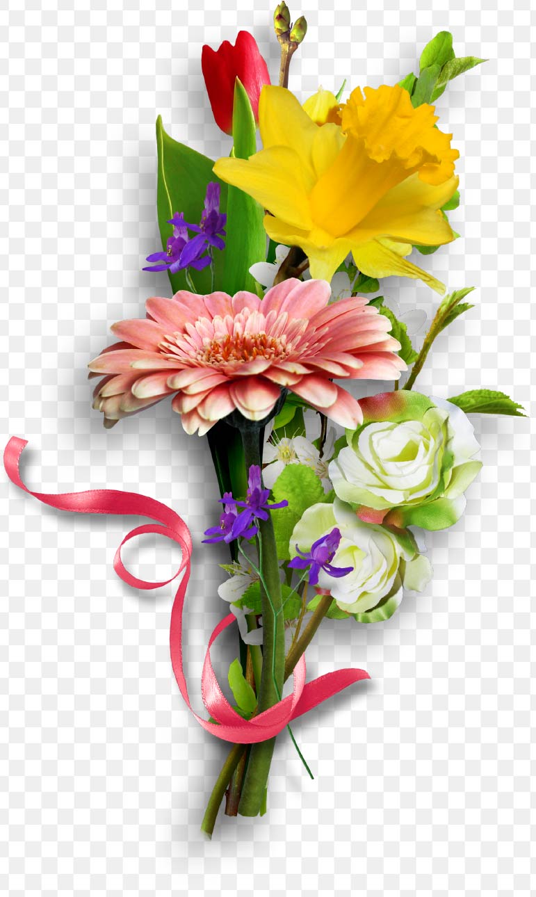 Multicolored flower bouquet, Cut flowers Flower bouquet Floristry, poinsettia, flower Arranging, artificial Flower, flower png