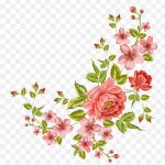 flor, esquina flor, rosa flores, arreglos florales, fotografía, rama png