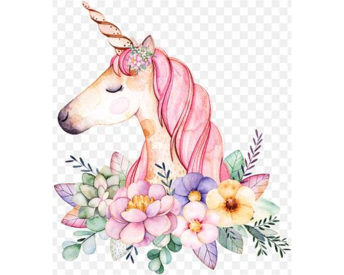 floral design, watercolor painting unicorn, digital largest collection of free to edit, unicornio stick png