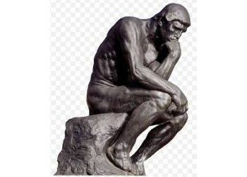 The Thinker Bronze Sculpture Statue Thinking Man PNG